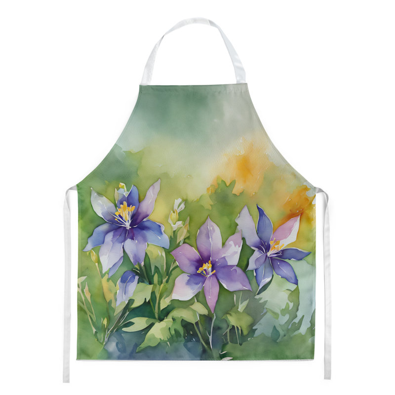 Iris du Tennessee en tablier aquarelle, Mauve Colorado Rocky Mountain Columbine