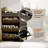 Modern Fluted Shoe Cabinet With 3 Flip Drawers, Slim Shoe Storage Organizer With 2 Drawers-1628429196