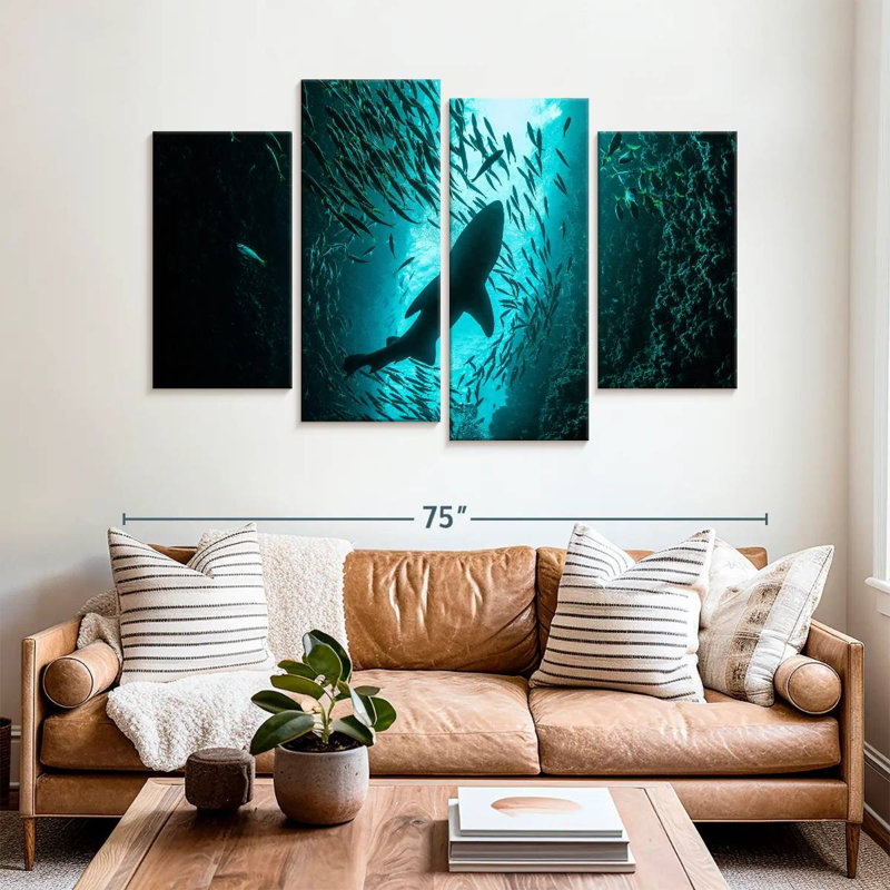 Brampt Shark Depth, 42" H x 68" W