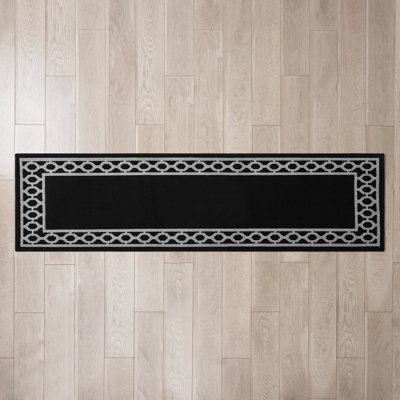Jean Pierre New York Christine Border Machine Washable All Loop Tufted Rugs 1-Piece