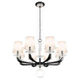Emilea 8 - Light Glass Chandelier