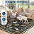 Area Rugs Modern Non-Slip Washable Rug Mark Resistant,Floral Farmhouse Carpet,Non-Shedding for Living Room Bedroom-902021328-902021330