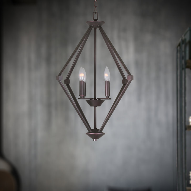 Khronos 4 - Light Dimmable Geometric Chandelier