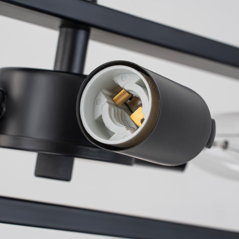 Plafonnier semi-encastré 3 lumières moderne 