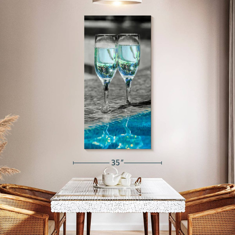 " Pop Pool Wine " by SodaPopArt, 54" H x 27" W x 1.25" D
