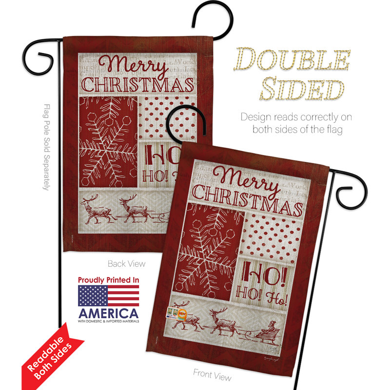 Double Sided 18.5'' H x 13'' W Polyester Animal Garden Flag