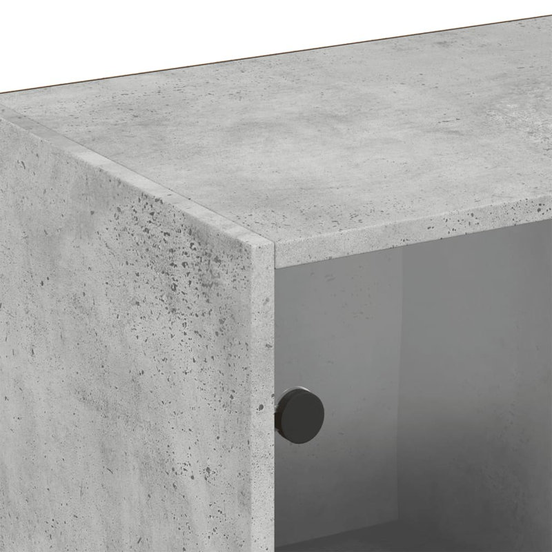 Wagenen Sideboard, Concrete Grey, 75cm H x 204cm W x 37cm D