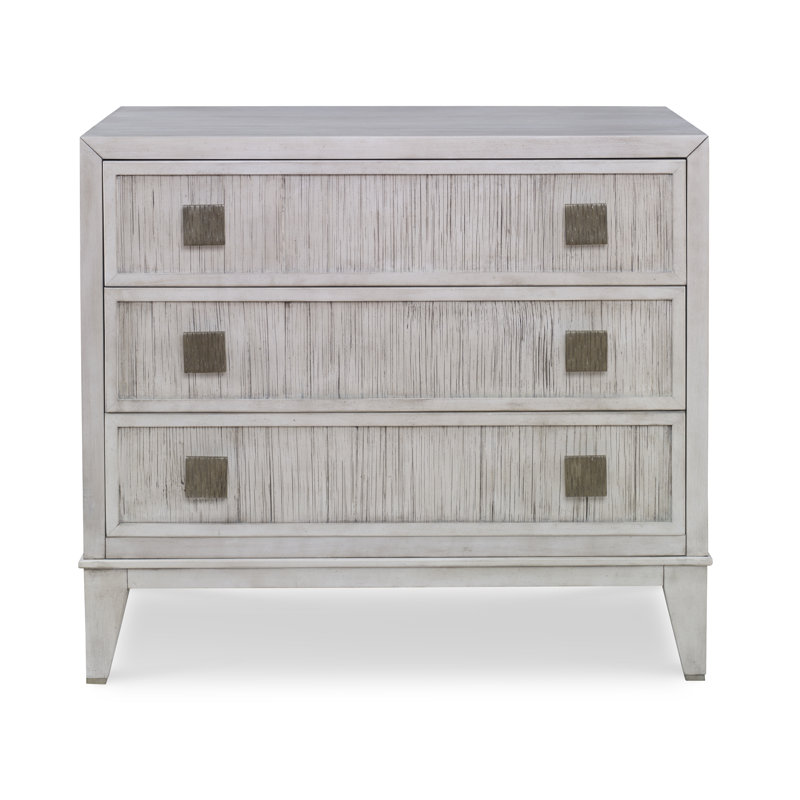 Caribe 3 - Drawer Solid Wood Nightstand, Peninsula