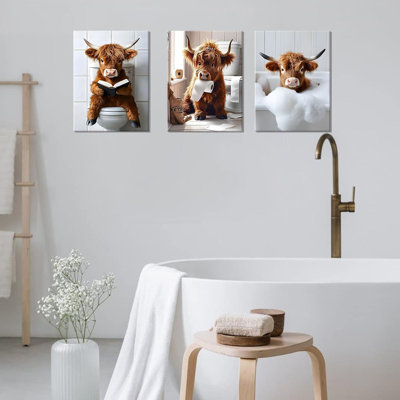 3 Piece Wrapped Canvas Wall Art