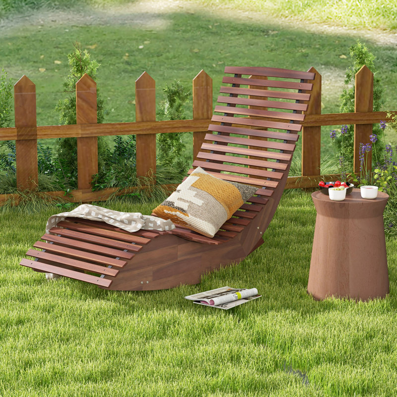 Chaise longue d'extérieur Ashaad