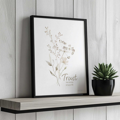 «Trust the Timing» par Susan Ball, reproduction d'art