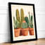 Potted Desert Specimens Botanical - Framed Print-1224909864-1224909865