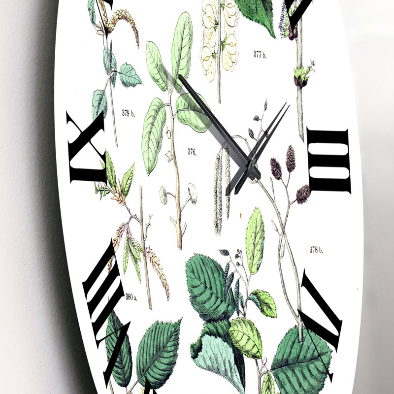 Vintage Botanicals - horloge murale traditionnelle, Petit