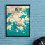 CT Hong Kong City Map - No Frame Print-2122388104