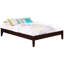 Cappuccino Platform Bed For Eastern King Configuration, Transitional Style, Wood And Slat - Supported Setup Size Room, Aesthetic, Enhanced Support-1028612815