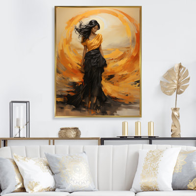 Jaune et noir Fashion Brand Beauty II - Dior, art mural