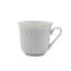 Ensemble de tasses et soucoupes en porcelaine blanche Hertford (service pour 6 personnes)