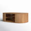 Table basse en bois massif avec rangement Element