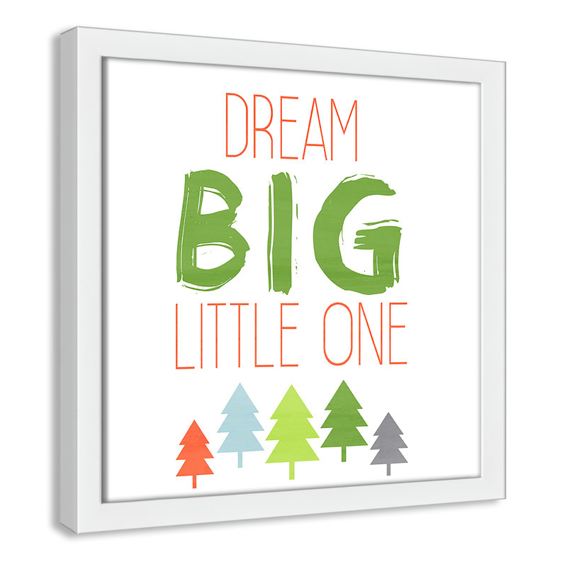Dino Brave 2, art encadré, 12" H x 12" W x 1.18" D, Encadré de boîte blanc