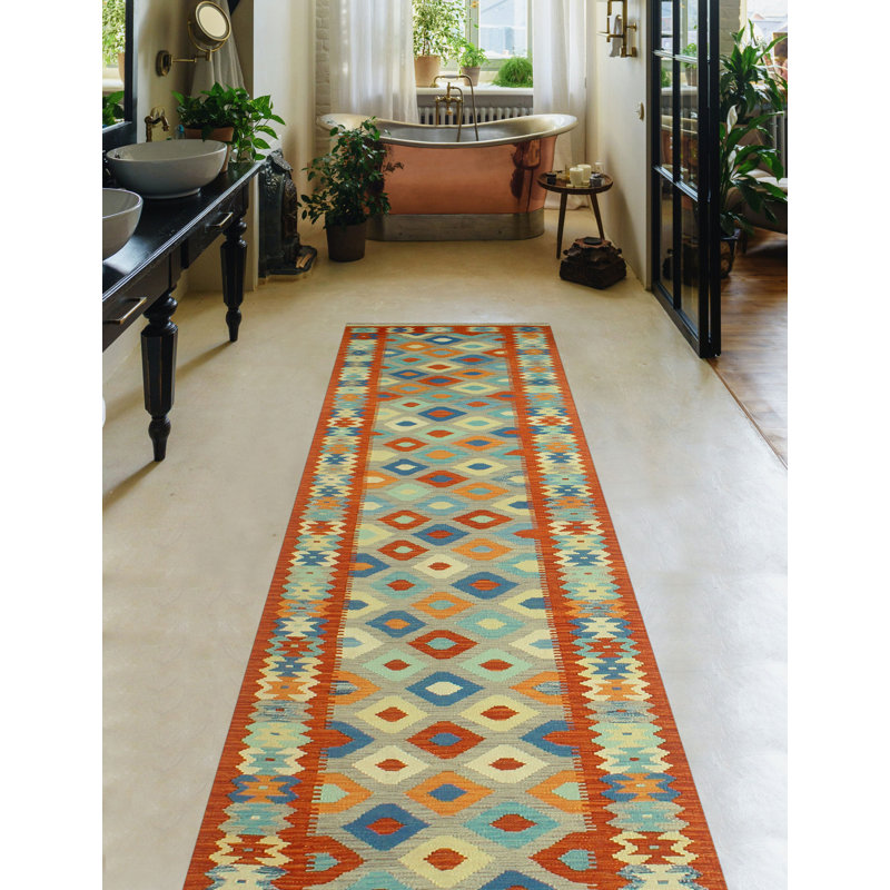 Bobbee Wool Geometric Indoor Rug