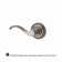 Curve Single Dummy Door Lever with Traditional Round Rose