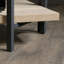 Console, finition brune sur place