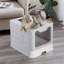 Tanju   Plastic Enclosed Litter Box with Scoop-441696345