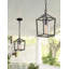 Luminaire suspendu d'extérieur 12,5 po câblé