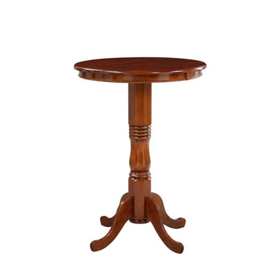  Contemporary Rubberwood Pub Table in Cherry Finish