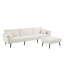 Canapé modulaire inclinable de 110,2 po Korrine-111087445