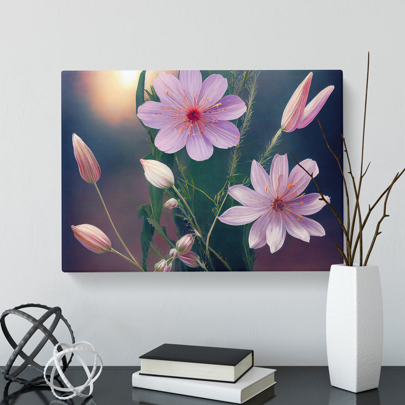 Tantalising Wildflowers Floral - Wrapped Canvas, 50cm H x 76cm W x 3cm D