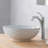 Thin Ceramics Circular Vessel Bathroom Sink-1869322072