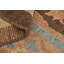Tapis de zone en laine beige/beige/bleu 10 pi 5 po x 15 pi one-of-kind à la main noué la Mehdi