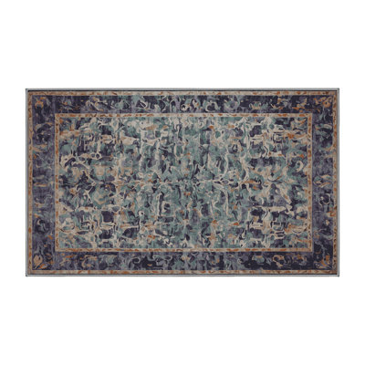 Machine Washable Gray Area Rug