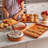 Gotham Steel Hammered Copper 15 Piece Nonstick Cookware and Bakeware Set, Stay Cool Handles, Oven & Dishwasher Safe