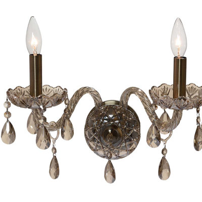 Lampe murale bougie 2 lumières Gonzalas
