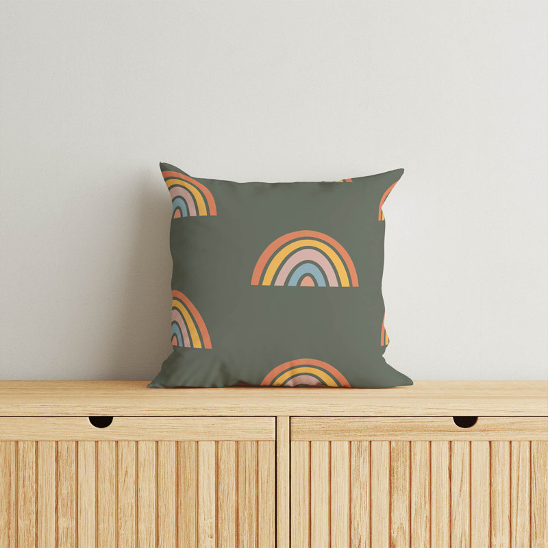 Coussin Plain Bows Match, Chimichurri multi, H 26 po x l 26 po