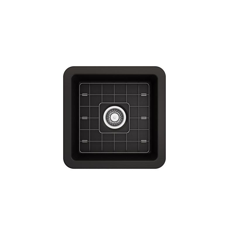 18'' L Kitchen Sink, Matte Black