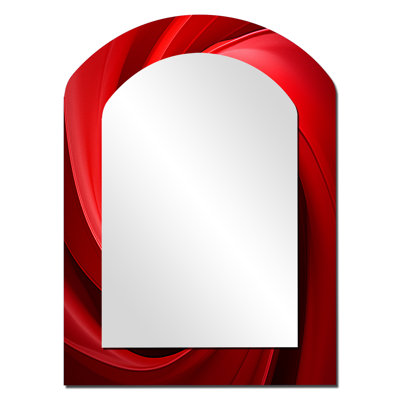 Miroir mural Red Perpetual Pulse Vortex