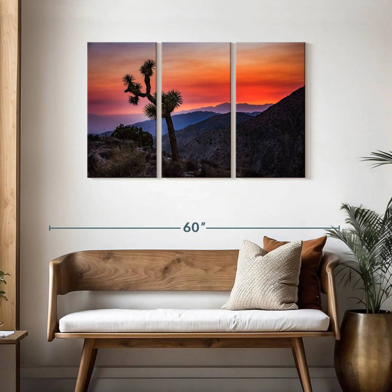 Harnek Joshua Tree Park Sunset Vista, 28" H x 45" W