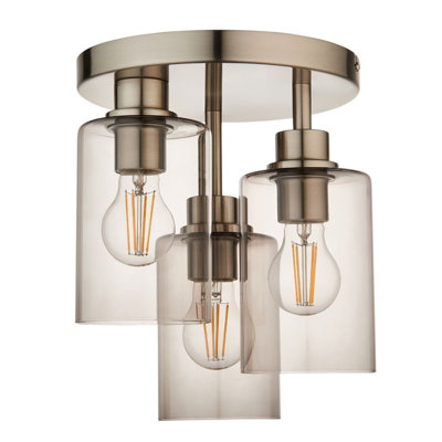 Glass Semi Flush Mount