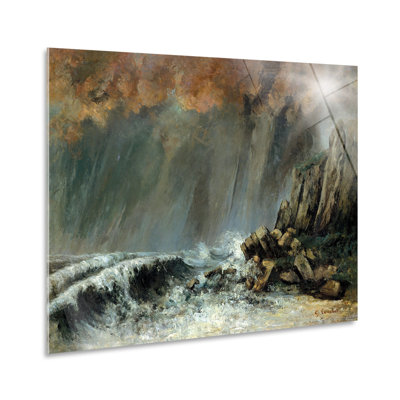 Gustave Courbet-The watershed-Horizontal