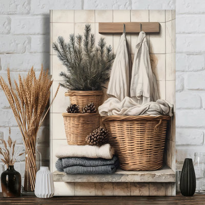 Art de l'aquarelle sur toile tendue Cozy