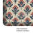 Anti-Fatigue Kitchen Comfort Mat, Blockprint Garden Pattern In Indigo Blossom-125219663-125219669