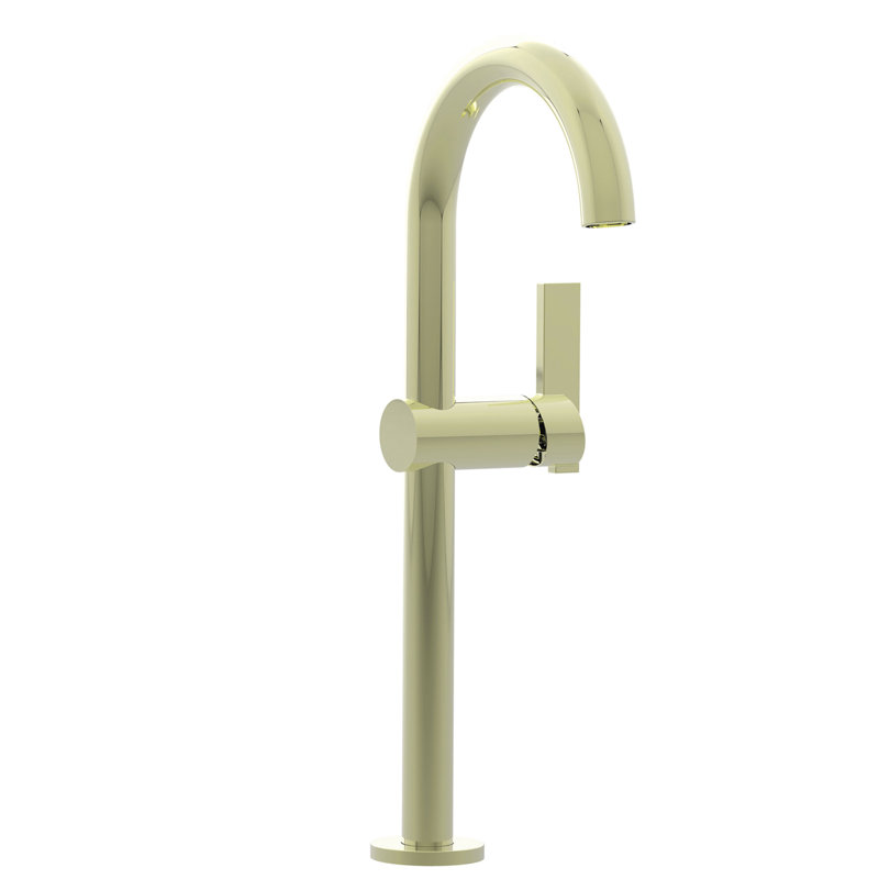 Priya Single Hole Vessel Faucet, French Gold (PVD)