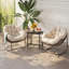 Fauteuil Papasan berçant surdimensionné pour patio-1856238042