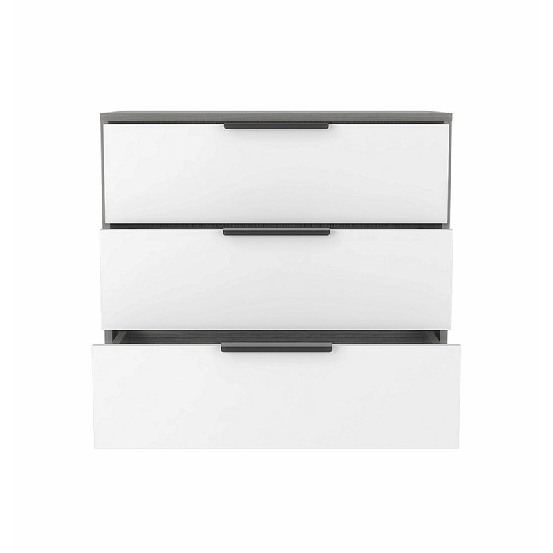 Commode 3 tiroirs Yadier - H 27,35 po x l 16,51 po x P 27,81 po