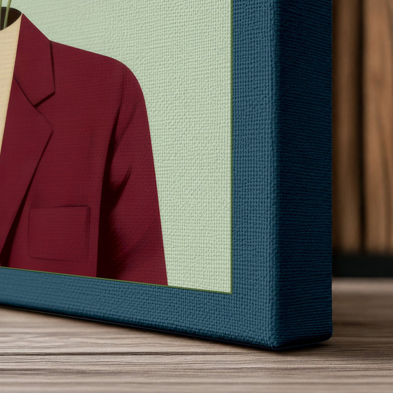 Print, 18x12 - 45.7 x 30.5 cm, Teal Border