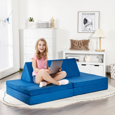 Sandnes Kids 9'' Foam Chair and Ottoman
