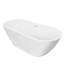 Baignoire de trempage autoportante en acrylique 67 po. X 29,5 po.